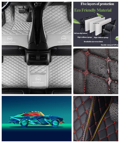 Custom Handmade For Volvo All Models Car Floor Mat Trunk Mat Waterproof Luxury - Picture 9 of 40