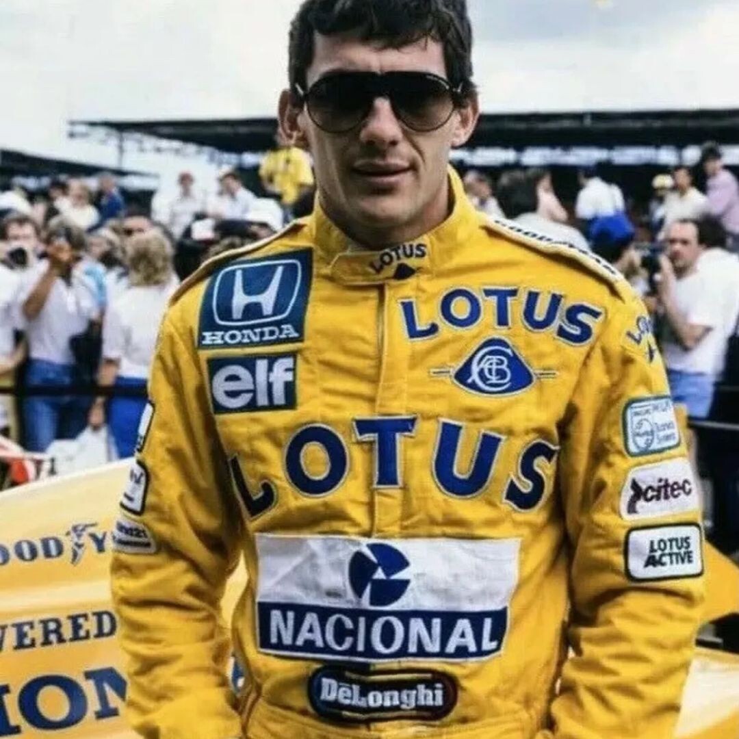 Ayrton Senna LOTUS Sublimation Printed Go kart racing suit, In All