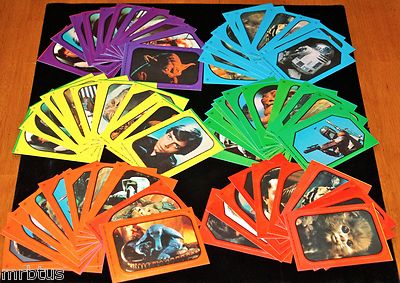 1983 STAR WARS COMPLETE  NRMT/MT  SET 66 Return Jedi STICKERS Topps 33 x 2 Cards