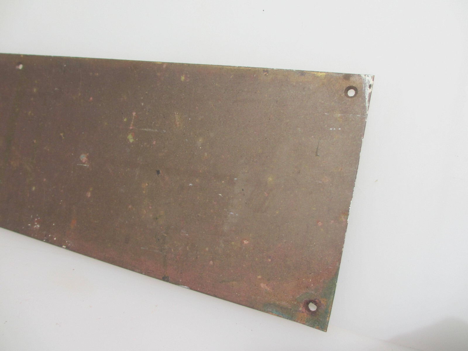 Vintage Brass Door Kickplate Kick Plate Bumper Guard Hardware Old Antique 23"x6" eBay