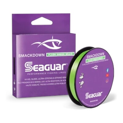 Seaguar Smackdown Braided Line - Flash Green FREE SHIPPING