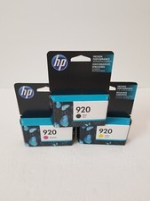 GENUINE HP 920 Ink Cartridge 3-Pack for Officejet 6000 6500 7000 7500