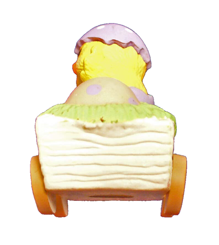 Hallmark MERRY MINIATURES Easter Vintage DUCK CHICK IN WAGON 1994 Figurine NEW - Picture 3 of 4