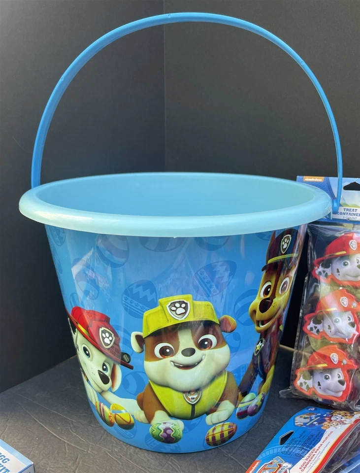 狗狗巡逻队:Lg桶,复活节彩蛋染料套件,14 英寸鱿鱼糖,玩具,零食夹 — 第 2/4 张图片