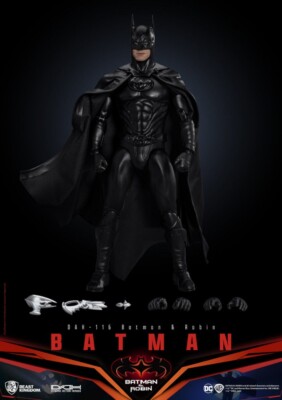 BEAST KINGDOM DAH-116 Batman Batman & Robin 1997 21CM Figure DC