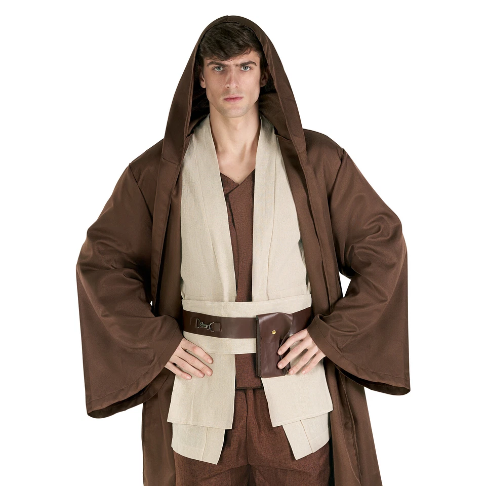 Disfraz de Caballero Jedi para Hombre Adulto Estrella Fantasía Bata con Capucha Espacio Juegos con disfraces Halloween Foto 2 de 4