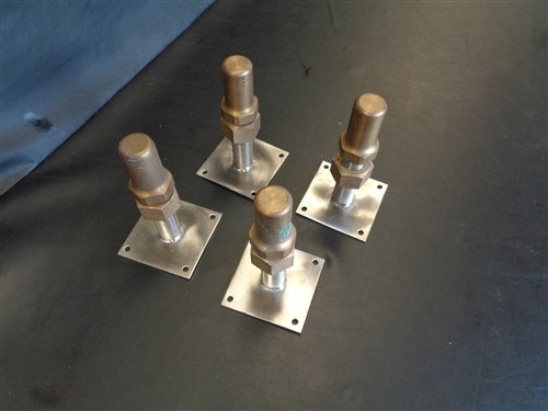 ADJUSTABLE MOTOR MOUNT SET OF ( 4 ) 5 1/2" MARINE BOAT