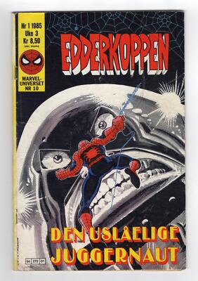 1982 AMAZING SPIDER-MAN #230 & #94 +MARVEL TWO-IN-ONE #50 JUGGERNAUT RARE NORWAY