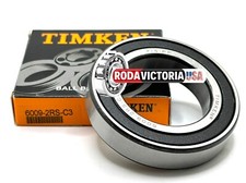 TIMKEN 6009 2RS C3 DEEP GROOVE BALL BEARING, RUBBER SEALED 45x75x16mm