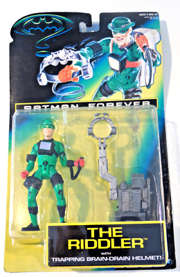 Batman Forever Movie The Riddler Action Figure Kenner Vintage 1995 New-Some Wear