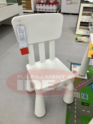 Brand New IKEA MAMMUT White Children's Chair 403.653.71