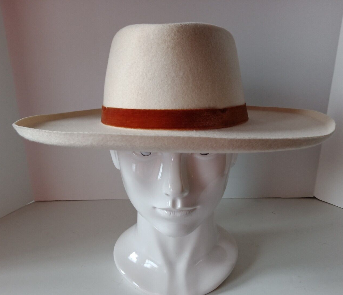 Lack of Color Val Diamond Off White Fedora Hat Whiskey 