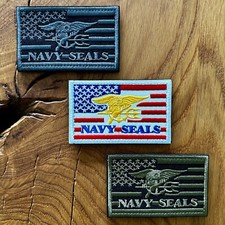 | NEU | PATCH NAVY SEALS TEAM US KLETT USA FLAGGE FAHNE DEVGRU ARMY ABZEICHEN