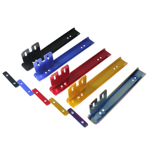 Marco universal de aluminio rojo placa frontal reubicar barra de soporte de montaje - Imagen 6 de 8