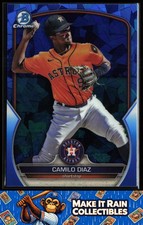 Camilo Diaz 2023 Bowman Draft Sapphire Edition #BDC-129 Houston Astros Prospect