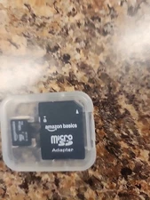 Amazon Basics 128GB Micro SDXC Memory Card with Full Size Adapter, A2, U3,
