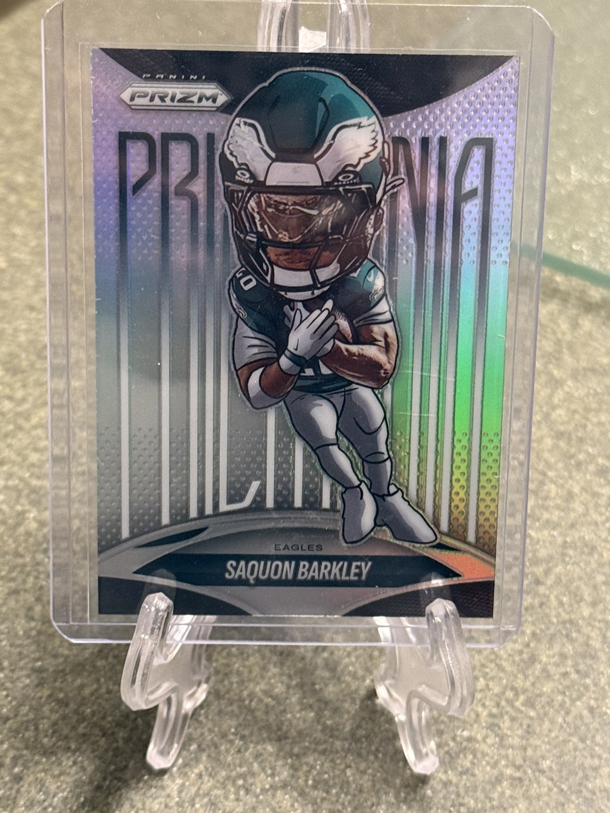 2025 Panini Prizm Prizmania Saquon Barkley - SSP - Case Hit