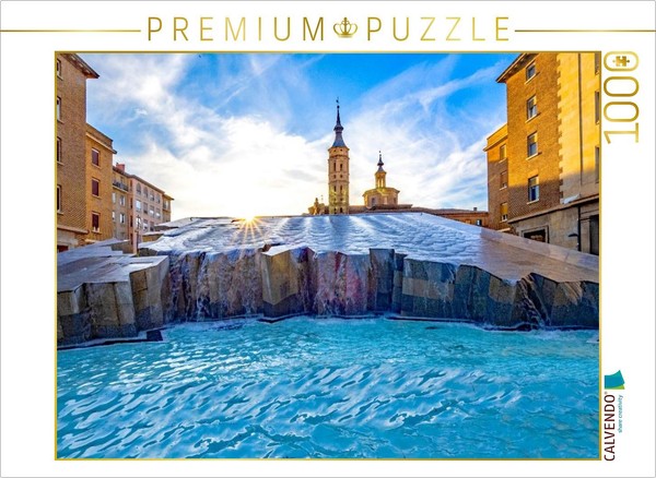 Puzzle Calvendo La Fontaine De La Place Pilar | 1000 PièCes, Format Assemblé 64-image