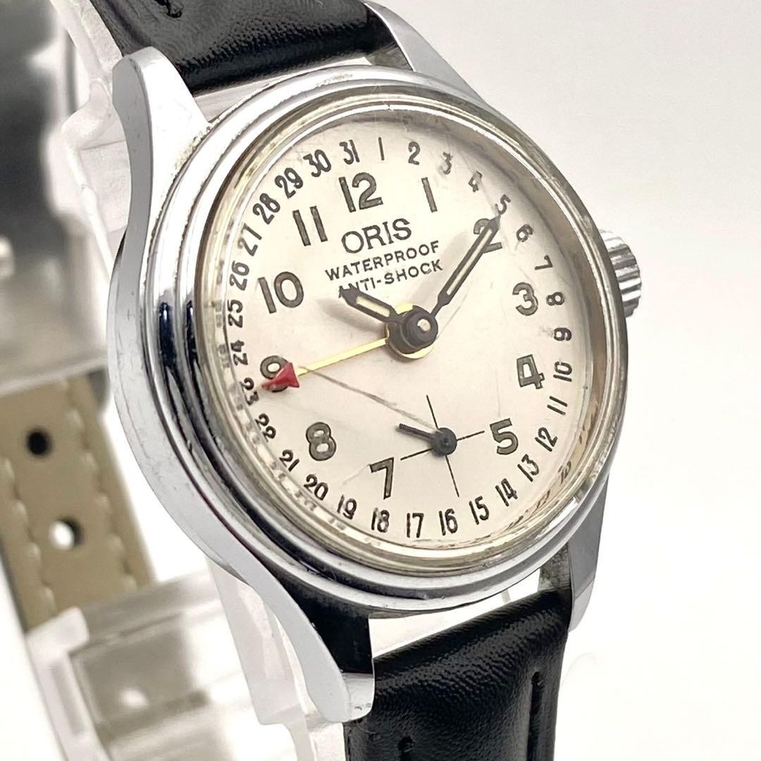 ORIS Hand-Wound Pointer Date Watch Silver 26.5mm … - image 1