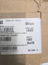 SIMPLEX 4009-9201 IDNET NAC POWER SUPPLY IN SEALED BOX