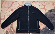 VINTAGE MADE IN USA Patagonia Zip Up Fleece Jacket Women's Black Large