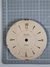 Westclox Big Ben Repeater alarm clock face Dial For Parts Clockmakers Spares