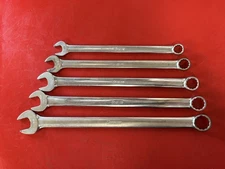 Snap-On LONG 5pc extended length SAE combination wrench set 3/4" - 1/2" OEXL705