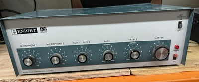 #ad #ad knight Allied 3235c Tube Amplifier As Is $220.00