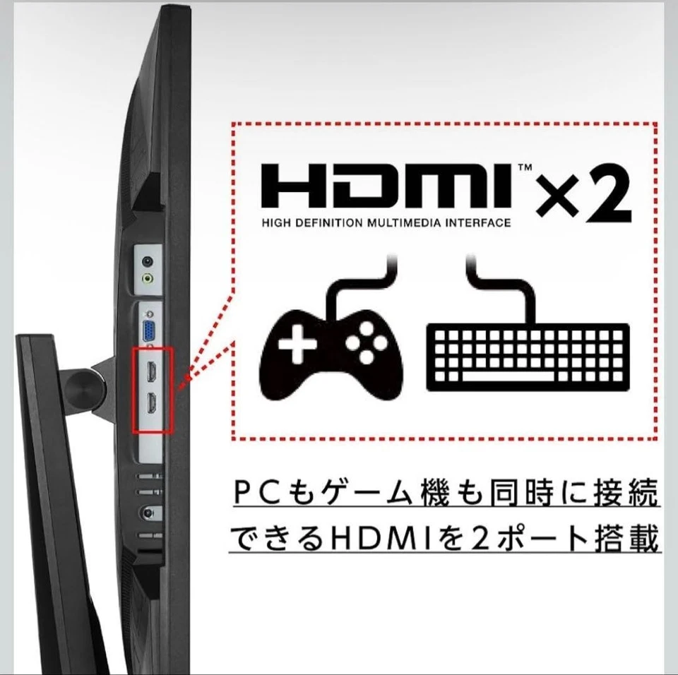 ASUS VG245H 24" Full HD LCD Widescreen Gaming Monitor | 2x HDMI + VGA Input | - Image 3 of 4