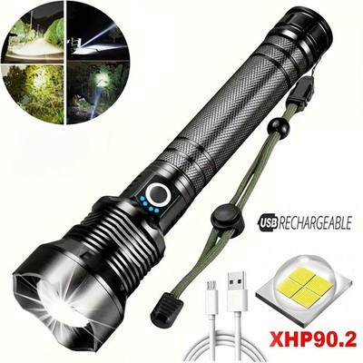 Super Hell 900000000LM Taschenlampe LED Aufladbar Fackel Flashlight Arbeitslich