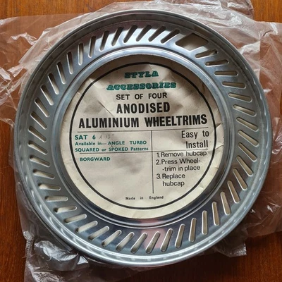 Nos Styla 13" Wheel Trim Set for Borgward Possibly Isabella. - Image 1 of 4