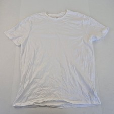 GAP T-Shirt XL White Men's Standard Tee 100% Cotton Crew Neck Classic