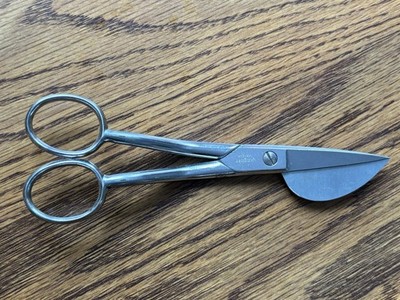 Vintage Gingher Germany 6  Knife Edge Metal Appliqué Scissors  Sewing