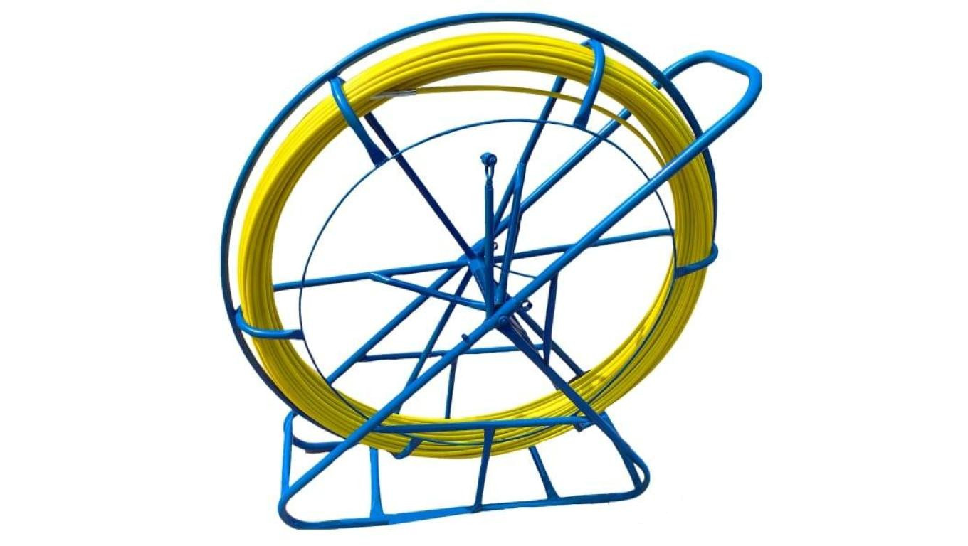 Пилотная установка для крепления стеклопластика к кабелю диаметром 4,5 мм, 50 м, без ограничения длины