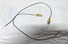 2 NEW REPRO FOR Gilbert Erector Set: Part NH: 2 Piece Lamp Socket W/BULB
