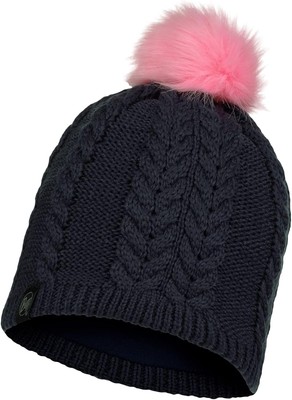 Buff Damen Strick & Polar Mütze NINA Wintermütze, Dunkelblau, one size