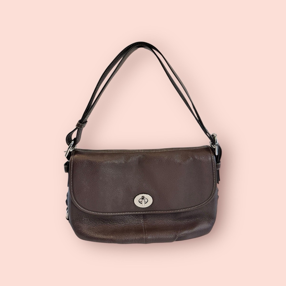 COACH Y2K Vintage Leather Legacy Convertible Flap Shoulder