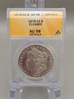 1878-CC Morgan Silver Dollar $1 - ANACS AU58
