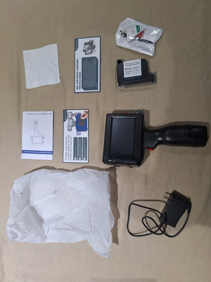 Impresora de inyección de tinta portátil Phezer P15 para cualquier superficie fecha código QR código de barras logotipo Foto 4 de 4