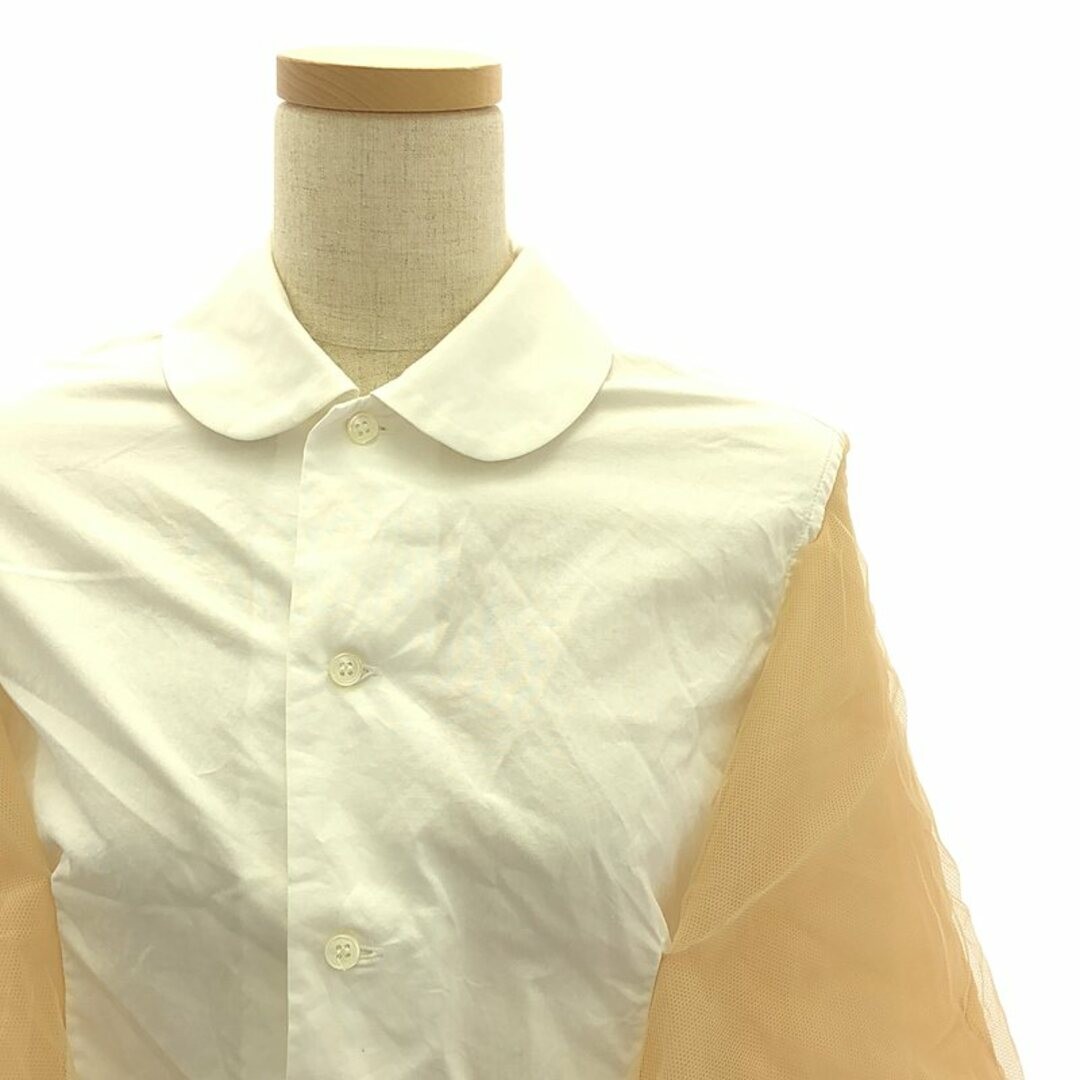 Tシャツ・カットソー COMME des GARCONS SS25 TULLE SHIRT PLASTRON (NOB00505 1) COMME des GARÇONS SHIRT Spring-Summer 2025 – COMME des