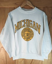 Vintage University of Michigan U Of M Crewneck Sweatshirt size medium