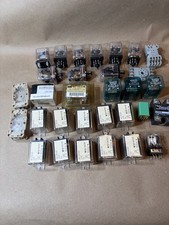 Lot of 35 USED MISC AUTOMATION AND CONTROL RELAYS FREE SHIPPING 