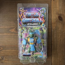 MOTU Turtles of Grayskull TMNT Leonardo Wave 1  with protective case.