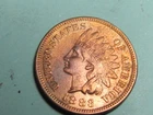 1883 INDIAN CENT   NICE  AU/BU  COIN