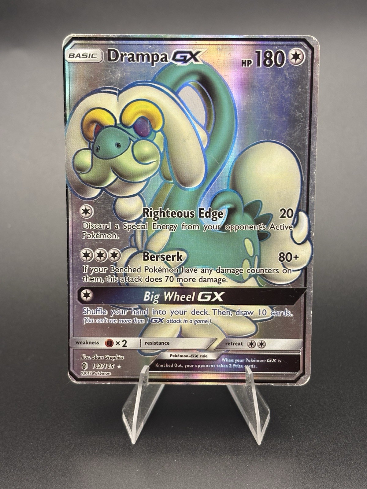 SM - Guardians Rising #142/145 Drampa GX (Full Art)