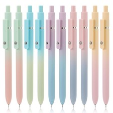10pcs Pens Black Ink Medium Point 0.7mm Pens Smooth Writing High-End Series C...