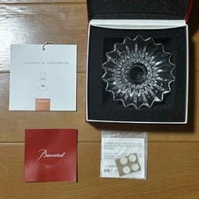 Raro portacandele trasparente Baccarat Millenuit cristallo