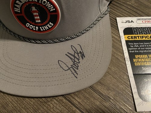 Cappello da golf firmato Scottie Scheffler Harbourtown 2024 RBC Heritage Champion JSA - Foto 2 di 3