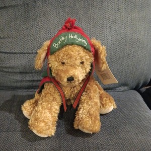 Hallmark Buddy Hollyday Dog Plush 10" Vintage 2002 Bunnies By The Bay