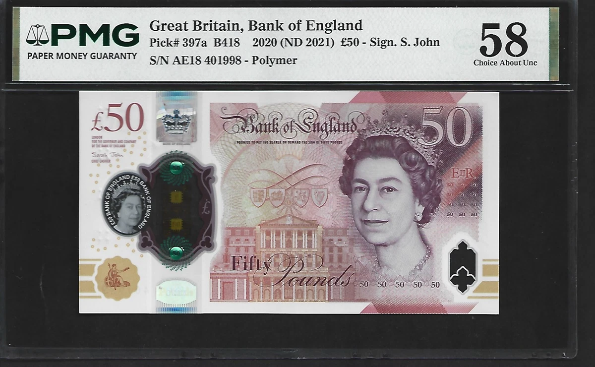 PMG Certified UK Paper Money for sale | eBay